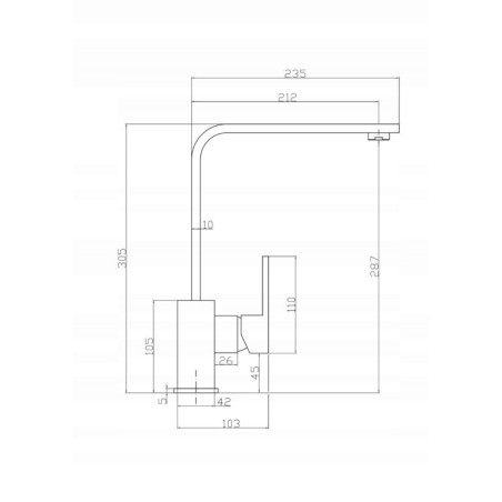 Bateria kuchenna stojąca Capri Diamond Srebrny
