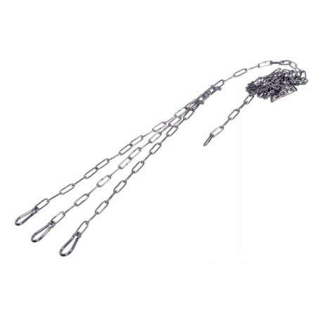 RUSZT DO GRILLA TRÓJNOGU OKRĄGŁY Z ŁAŃCUCHEM NIERDZEWNY POLSKI INOX Ø450 mm