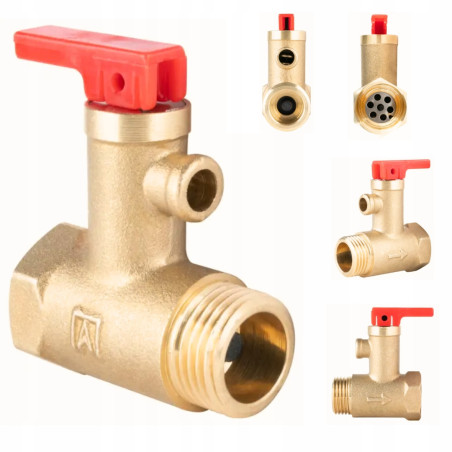 ZAWÓR BEZPIECZEŃSTWA AF4 6,7 BAR 1/2CALA DO PODGRZEWACZY WODY AFRISO