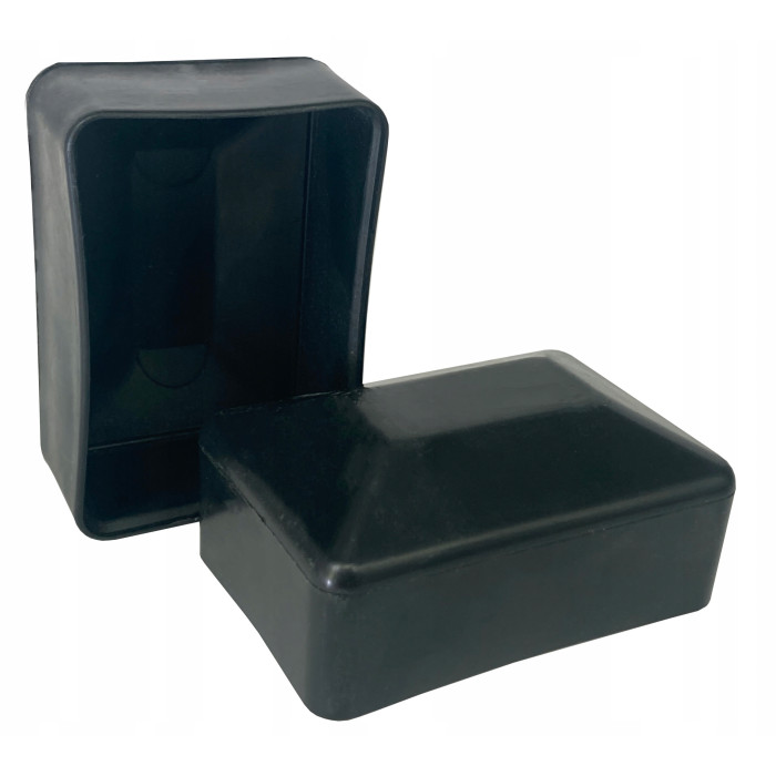 KAPTUREK DASZEK NA SŁUPEK PROSTOKĄTNY 60x40 CZARNY 10SZT