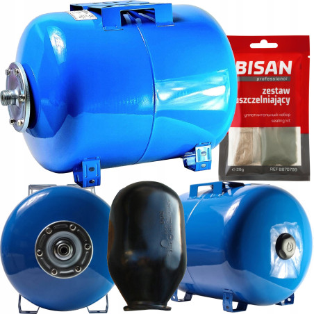 ZBIORNIK HYDROFOR PRZEPONOWY HYDROFOROWY ZASOBNIK DO WODY 50L STALOWY MALEC