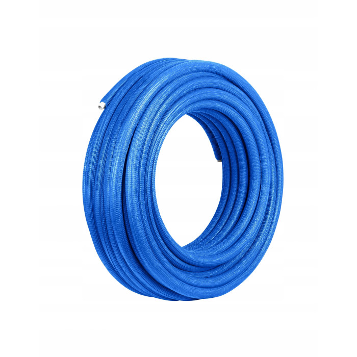 Rura PEX 25 w otulinie izolacji 50mb Niebieska | PEXb/Al/PEXb Diamond
