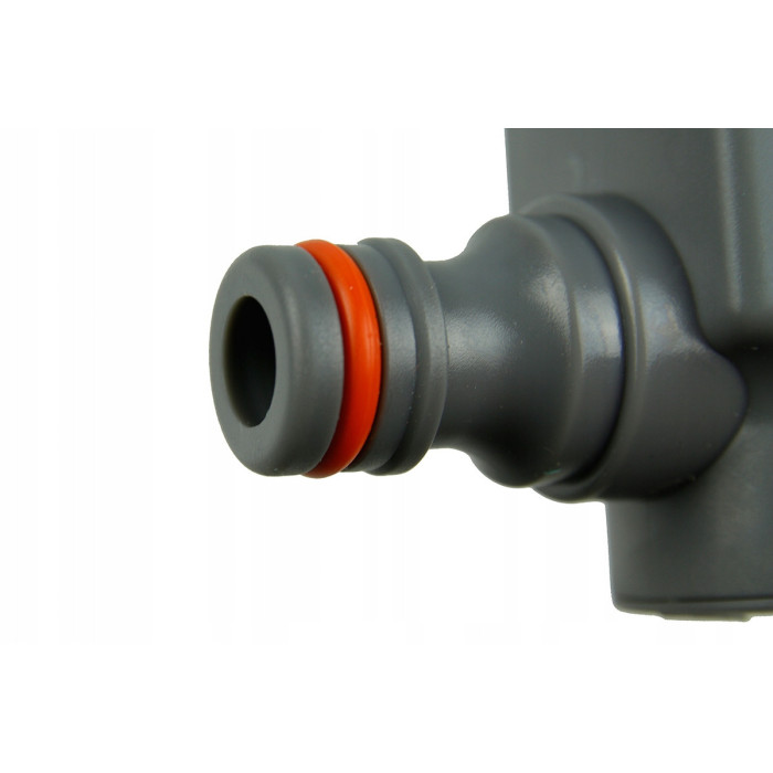 Licznik przepływu wody z szybkozłączką oraz nyplem WHITE LINE Bradas