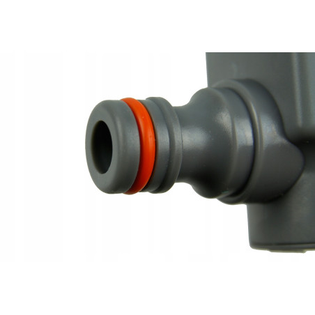 Licznik przepływu wody z szybkozłączką oraz nyplem WHITE LINE Bradas