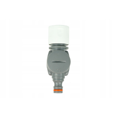 Licznik przepływu wody z szybkozłączką oraz nyplem WHITE LINE Bradas