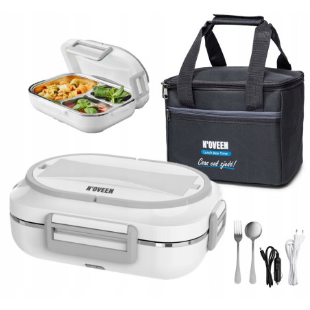 Elektryczny Lunch Box LB510 Grey Plus Noveen podgrzewacz na żywność