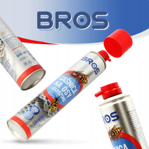 Rozpylacz aerozol przeciwko osom Bros 0,8 kg 600 ml szerszenie gaśnica