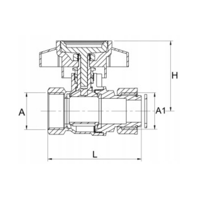 KUREK KULOWY "HISZPAN" Z PÓŁŚRUBUNKIEM I TERMOMETREM NIEBIESKI DIAMOND 1"