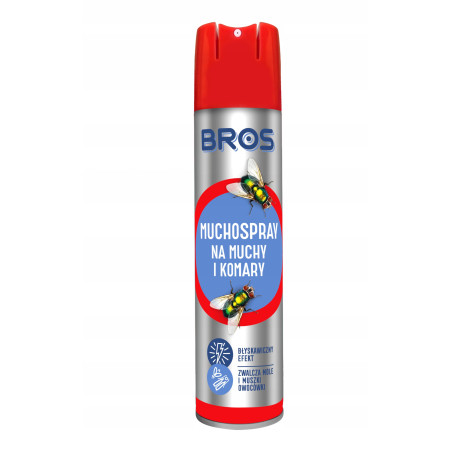 Rozpylacz aerozol przeciwko muchom Bros 250 ml muchospray muchy komary