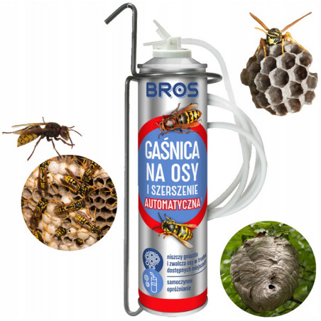 Bros gaśnica na osy i szerszenie automatyczna 400ml