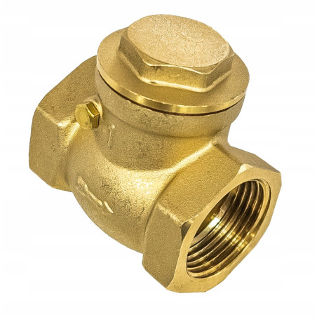 Zawór zwrotny 2 " cale klapowy mosiężny DIAMOND