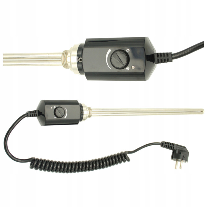Grzałka elektryczna do grzejnika łazienkowego 1200W CZARNA VOLUX