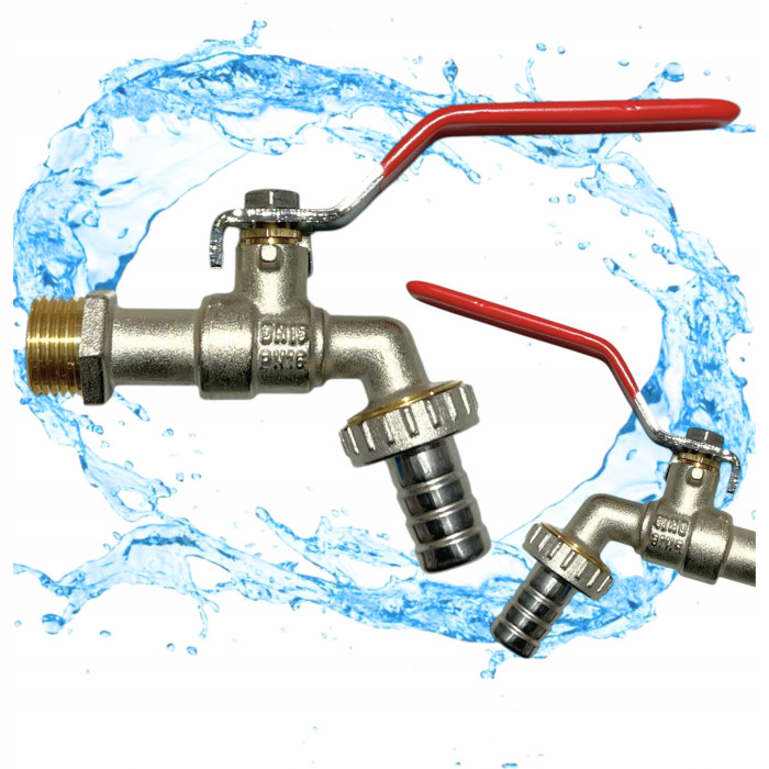 ZAWÓR KUREK KULOWY KRAN CZERPALNY OGRODOWY 1/2" CALA DN15 STANDARD