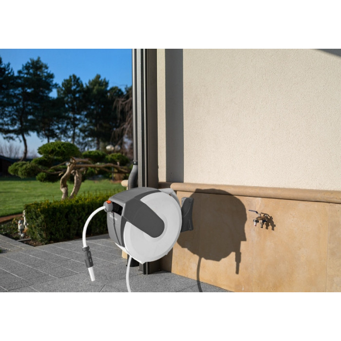 Wąż ogrodniczy Bradas White line 1/2" 20m w zestawie z bębnem Solidny mocny