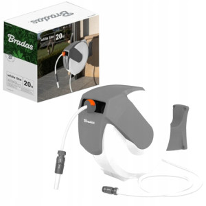 Wąż ogrodniczy Bradas White line 1/2" 20m w zestawie z bębnem Solidny mocny