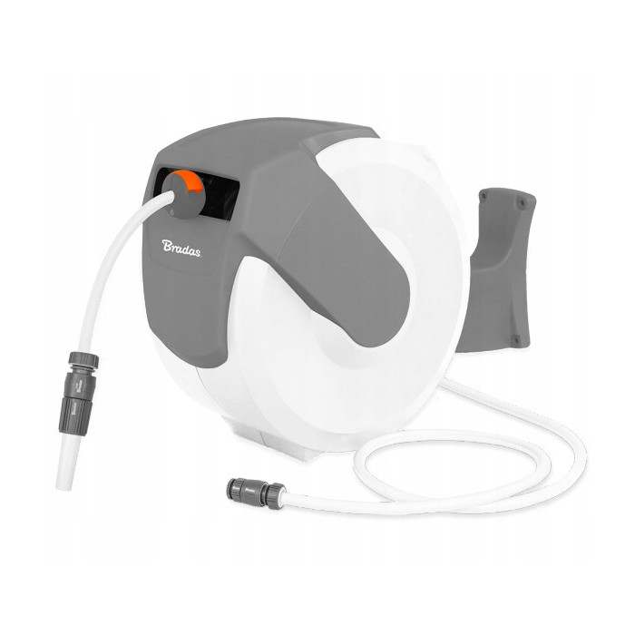 ZESTAW BĘBEN AUTOMATYCZNY Z WĘŻEM 1/2” 35 M Z AKCESORIAMI PODLEWANIE BRADAS