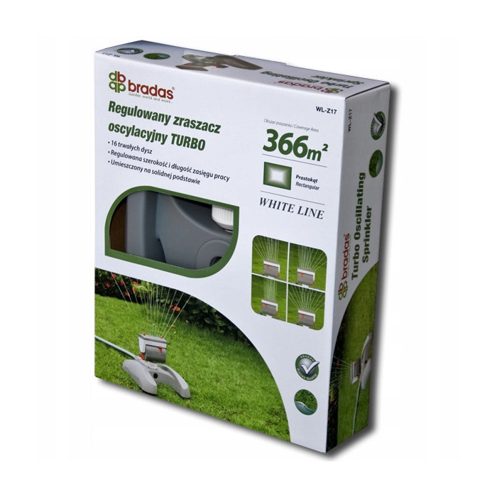 Bradas WL-Z17 Dysza natryskowa Zraszacz oscylacyjny WHITE LINE