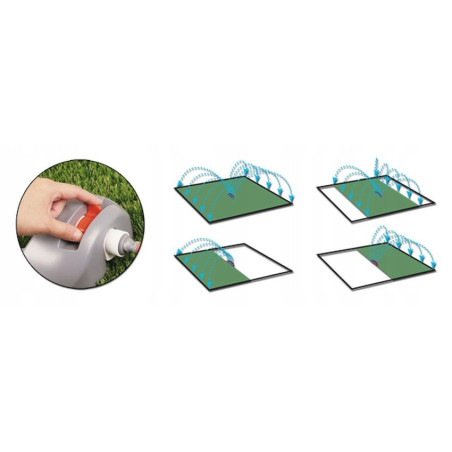 Zraszacz oscylacyjny Bradas WL-Z24 WHITE LINE 18 dysz