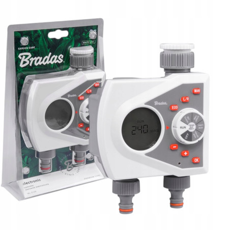 STEROWNIK NAWADNIANIA elektroniczny 2 drożny / WHITE LINE BRADAS