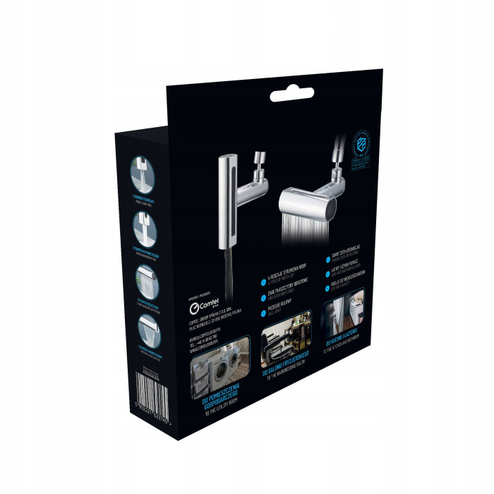 PRZEDŁUŻKA PERLATOR AERATOR OBROTOWY 360° M22 M24 4 TRYBY STALOWY XL3001