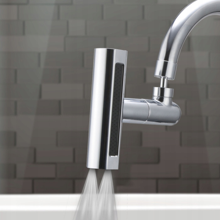 PRZEDŁUŻKA PERLATOR AERATOR OBROTOWY 360° M22 M24 4 TRYBY STALOWY XL3001