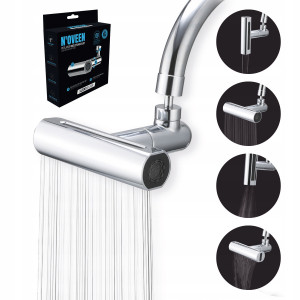 PRZEDŁUŻKA PERLATOR AERATOR OBROTOWY 360° M22 M24 4 TRYBY STALOWY XL3001