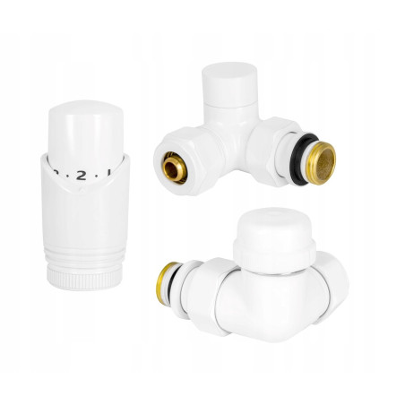 ZAWÓR TERMOSTATYCZNY OSIOWY GRZEJNIK BIAŁY LEWY