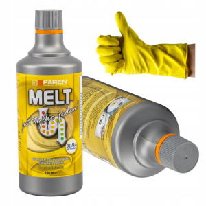 MELT ŚRODEK UDRAŻNIANIA RUR SYFONÓW KANALIZACYJNYCH 750ML RĘKAWICE GRATIS !