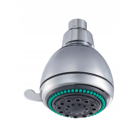 GŁÓWKA NATRYSKOWA 3-FUNKCYJNA MARINA, NATRYSK STAŁY NAD GŁOWĄ, CHROM