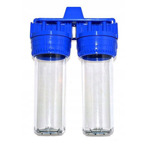 Filtr do wody narurowy 10'' obudowa korpus 1'' dwustopniowy green filter