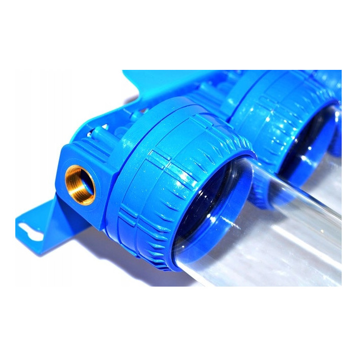 Filtr do wody narurowy 10'' obudowa korpus 1'' dwustopniowy green filter