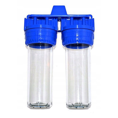 Filtr do wody narurowy 10'' obudowa korpus 3/4'' dwustopniowy green filter