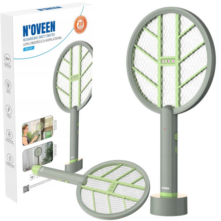 ElektrycznaŁapka owadobójcza akumulatorowa lampa NOVEEN IKN145 rażąca