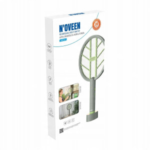 ElektrycznaŁapka owadobójcza akumulatorowa lampa NOVEEN IKN145 rażąca