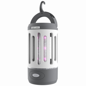 LAMPA OWADOBÓJCZA KOMARY 3W1 LATARKA POD NAMIOT ŁAPKA OWADY MESZKI MUCHY