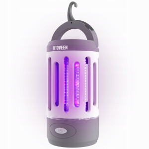 LAMPA OWADOBÓJCZA KOMARY 3W1 LATARKA POD NAMIOT ŁAPKA OWADY MESZKI MUCHY