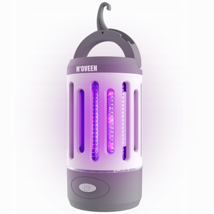 LAMPA OWADOBÓJCZA KOMARY 3W1 LATARKA POD NAMIOT ŁAPKA OWADY MESZKI MUCHY