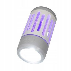 LAMPA OWADOBÓJCZA KOMARY 3W1 LATARKA POD NAMIOT ŁAPKA OWADY MESZKI MUCHY
