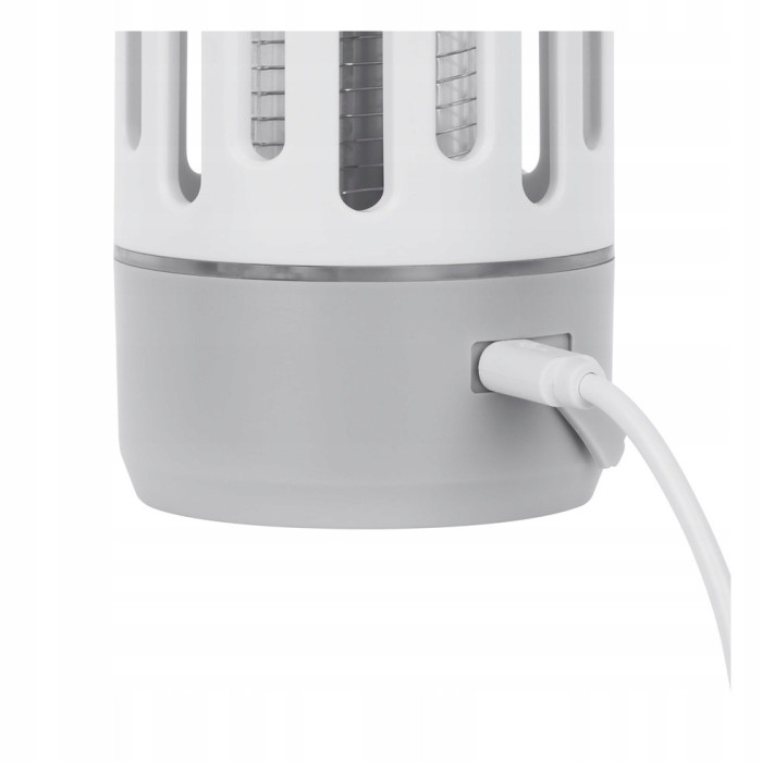 LAMPA OWADOBÓJCZA KOMARY 3W1 LATARKA POD NAMIOT ŁAPKA OWADY MESZKI MUCHY