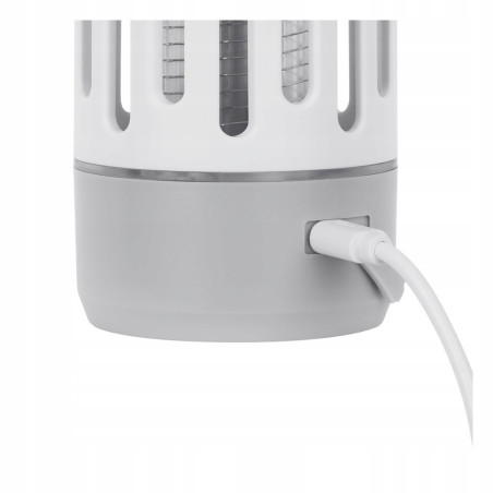 LAMPA OWADOBÓJCZA KOMARY 3W1 LATARKA POD NAMIOT ŁAPKA OWADY MESZKI MUCHY