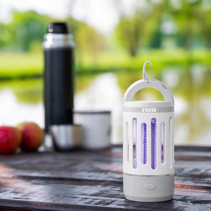 LAMPA OWADOBÓJCZA KOMARY 3W1 LATARKA POD NAMIOT ŁAPKA OWADY MESZKI MUCHY