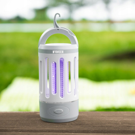 LAMPA OWADOBÓJCZA KOMARY 3W1 LATARKA POD NAMIOT ŁAPKA OWADY MESZKI MUCHY