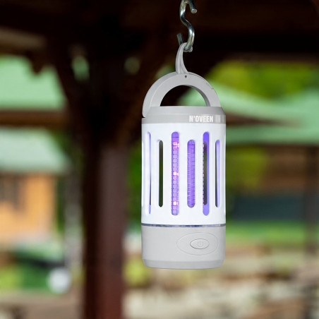 LAMPA OWADOBÓJCZA KOMARY 3W1 LATARKA POD NAMIOT ŁAPKA OWADY MESZKI MUCHY