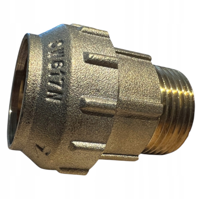 Złączka PE mosiężna 32mm x 1" GWINT ZEWNĘTRZNY TYP CIĘŻKI