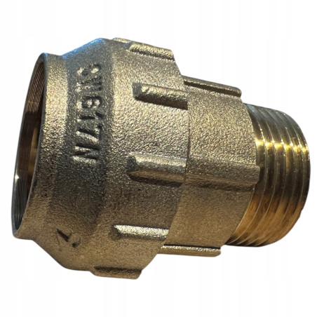 Złączka PE mosiężna 32mm x 1" GWINT ZEWNĘTRZNY TYP CIĘŻKI