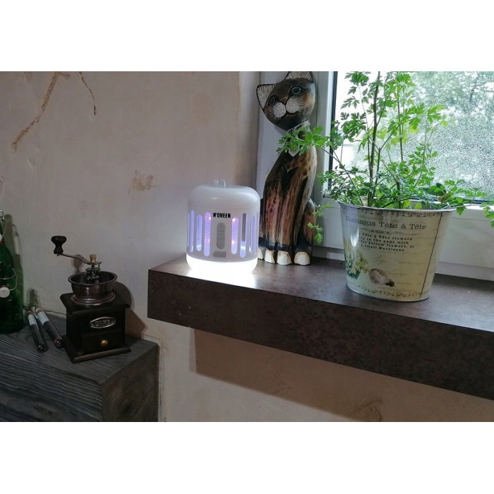 Lampa owadobójcza z głośnikiem bluetooth IKN863 LED IPX4 zwalcza komary