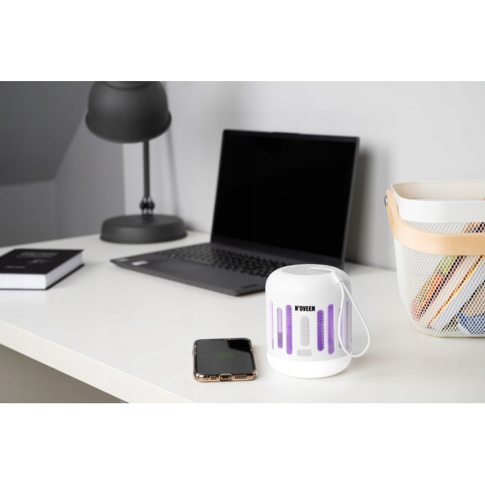 Lampa owadobójcza z głośnikiem bluetooth IKN863 LED IPX4 zwalcza komary
