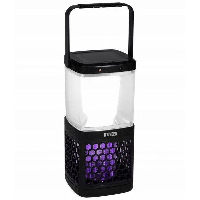 Solarna Lampa owadobójcza NOVEEN IKN895 LED IP20 LAMPKA 3w1 komary czarna