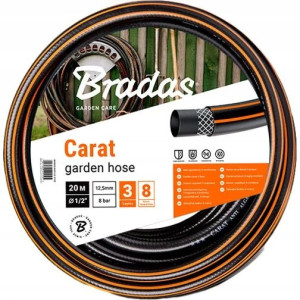 WĄŻ OGRODOWY MOCNY 3-WARSTWOWY ZBROJONY Bradas CARAT 1/2" 50 m