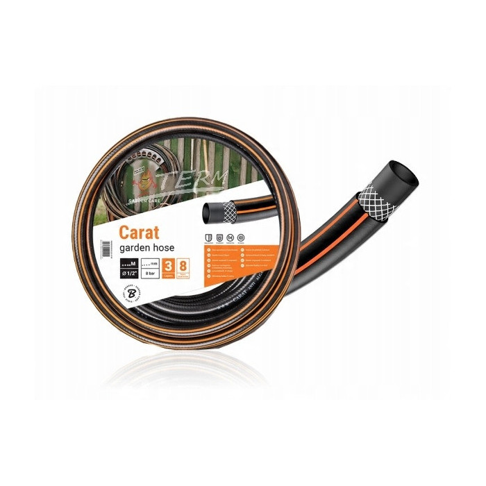 WĄŻ OGRODOWY MOCNY 3-WARSTWOWY ZBROJONY 1 CAL 25 M Bradas CARAT